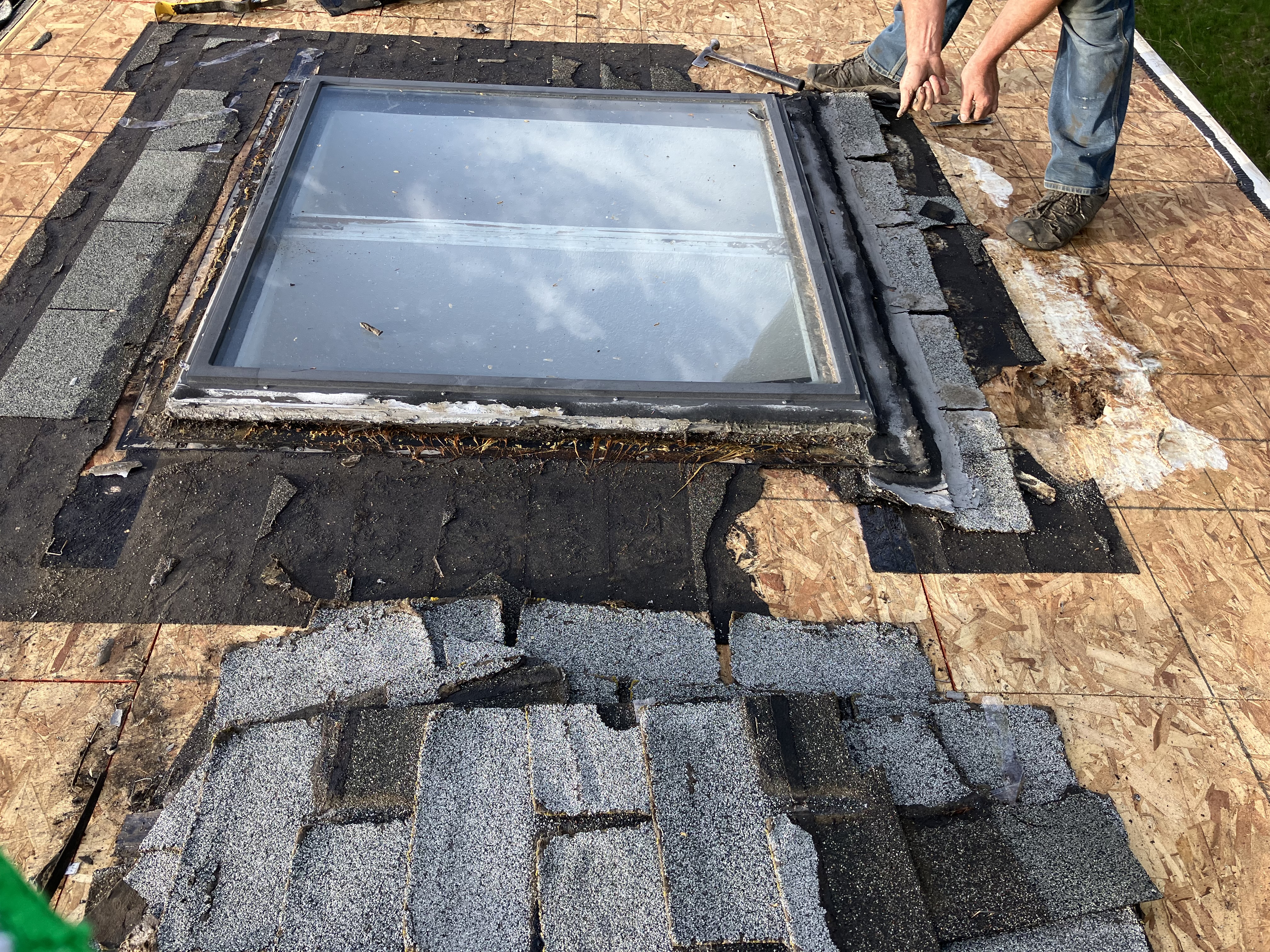 Full residential roof replacement in Edmonton